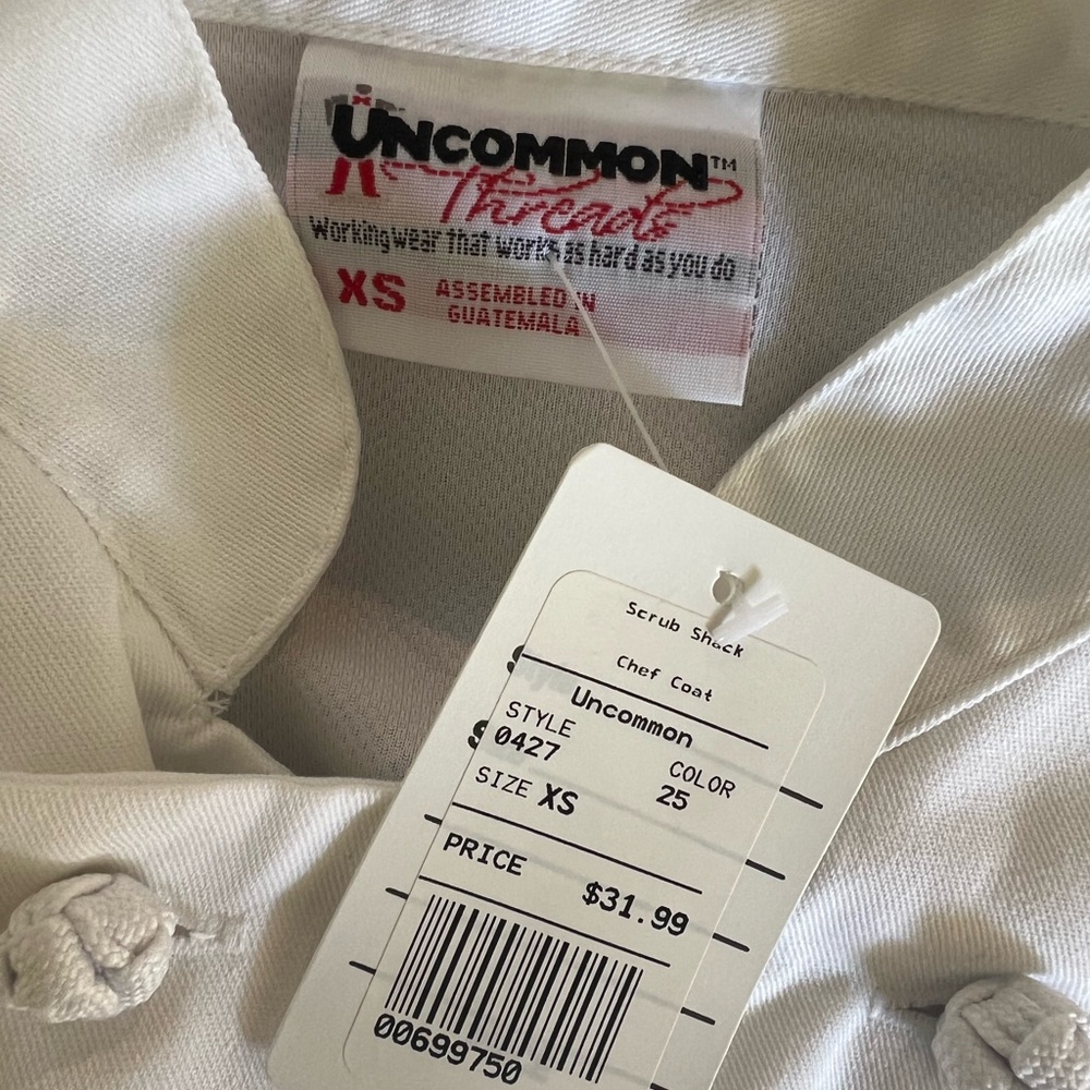 Uncommon Threads White Chef Jacket with Mesh Back - Picture 5 of 8